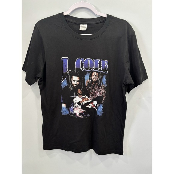 J. Cole Graphic Muscle Tank Top Women's M Black Sleeveless Streetwear Tee - Picture 3 of 6